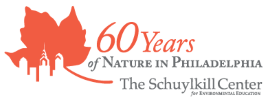 Logo for the Schuylkill Center: 60 Years of Nature in Philadelphia The Schuylkill Center for Environmental Education. 